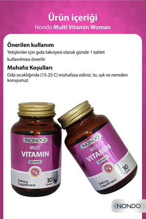Nondo Multi Vitamin Women 30 Tablet