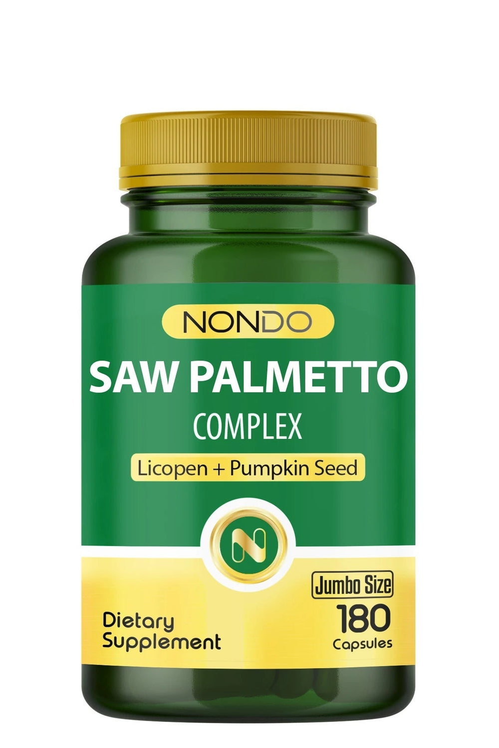 Nondo Saw Palmetto Kompleks Jumbo Size 180 Kapsül