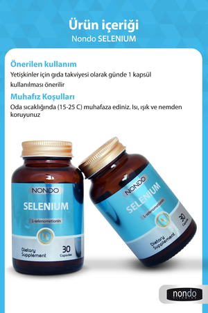 Nondo Selenyum 200 mcg 30 Kapsül