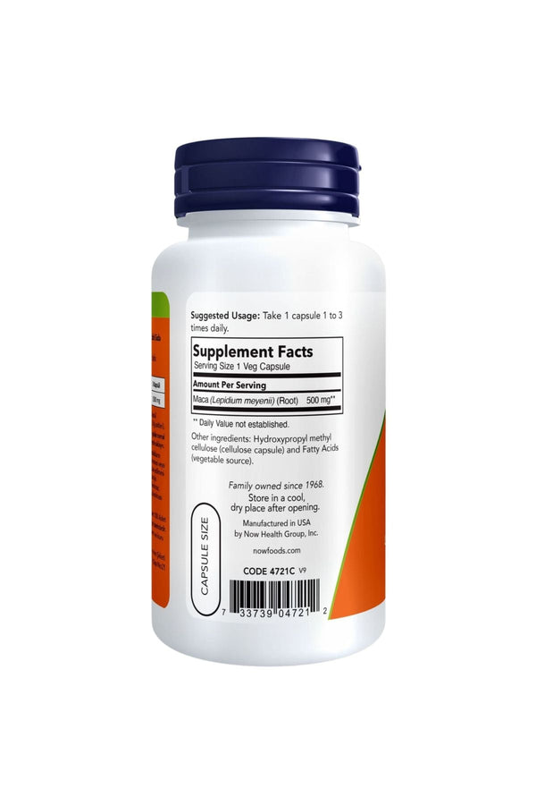 Now Maca 500 mg 100 Kapsül