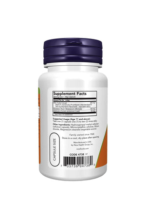 Now Milk Thistle 300 mg 50 Kapsül