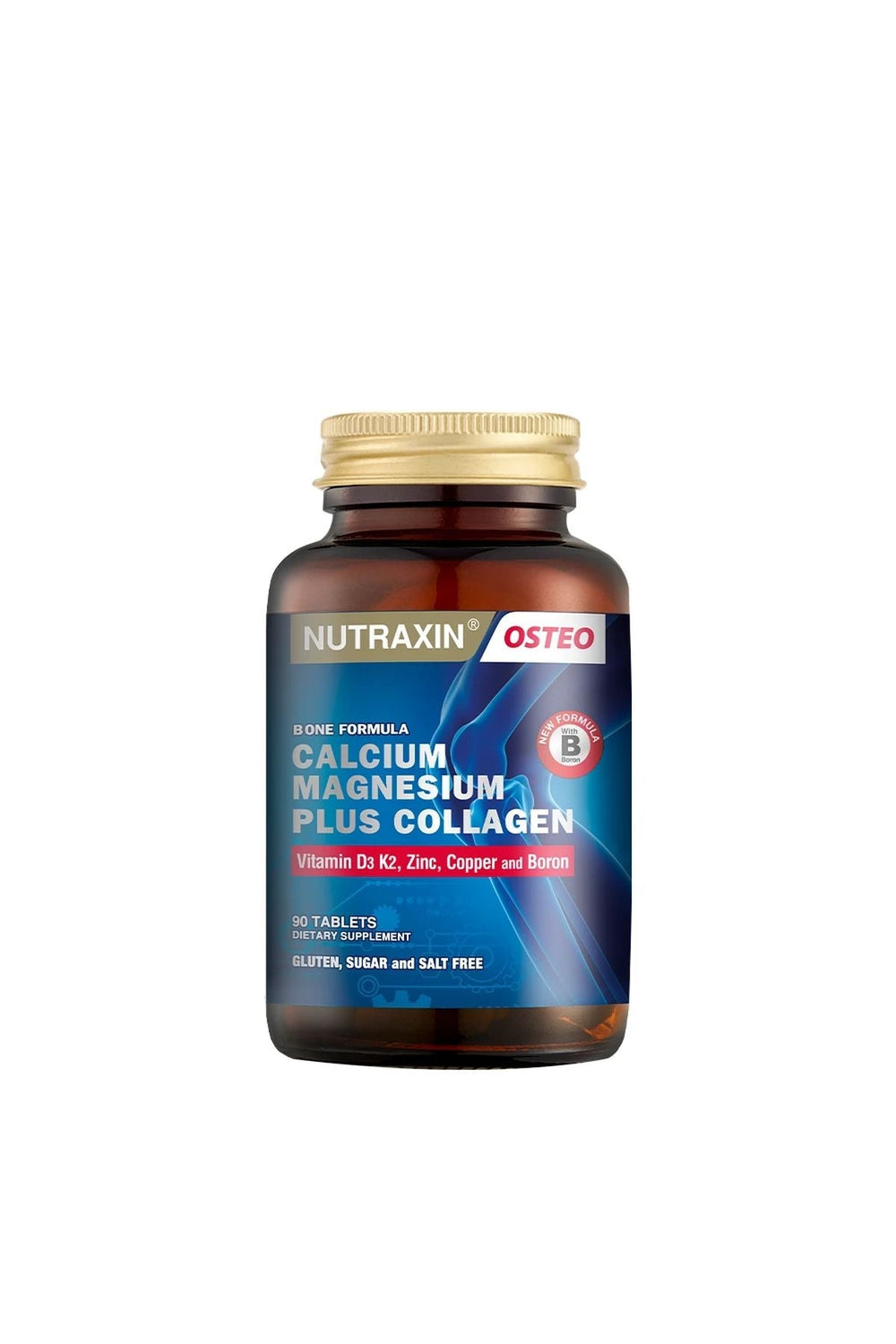 Nutraxin B-One Formula Calcium-Magnesium Plus Collagen 90 Tablet