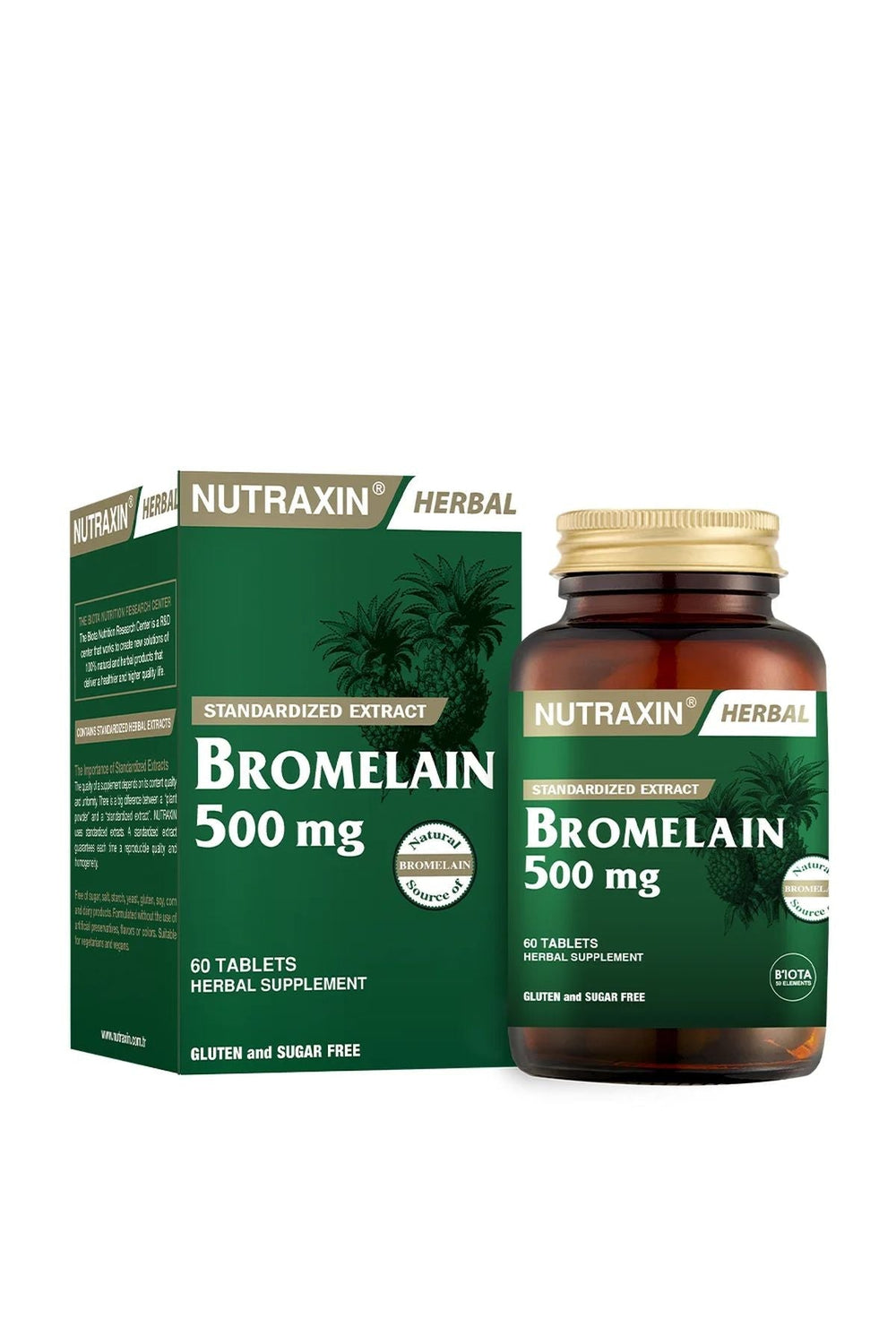 Nutraxin Bromelain 500 mg 60 Tablet