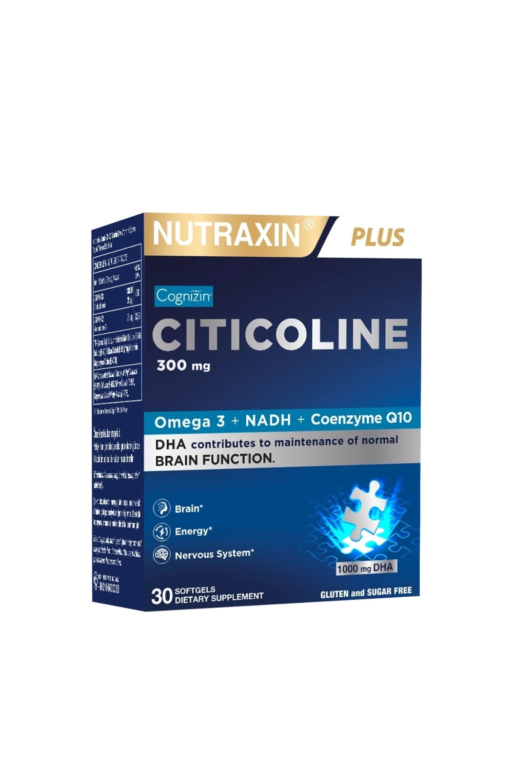 Nutraxin Citicoline 300 mg 30 Soft Jel