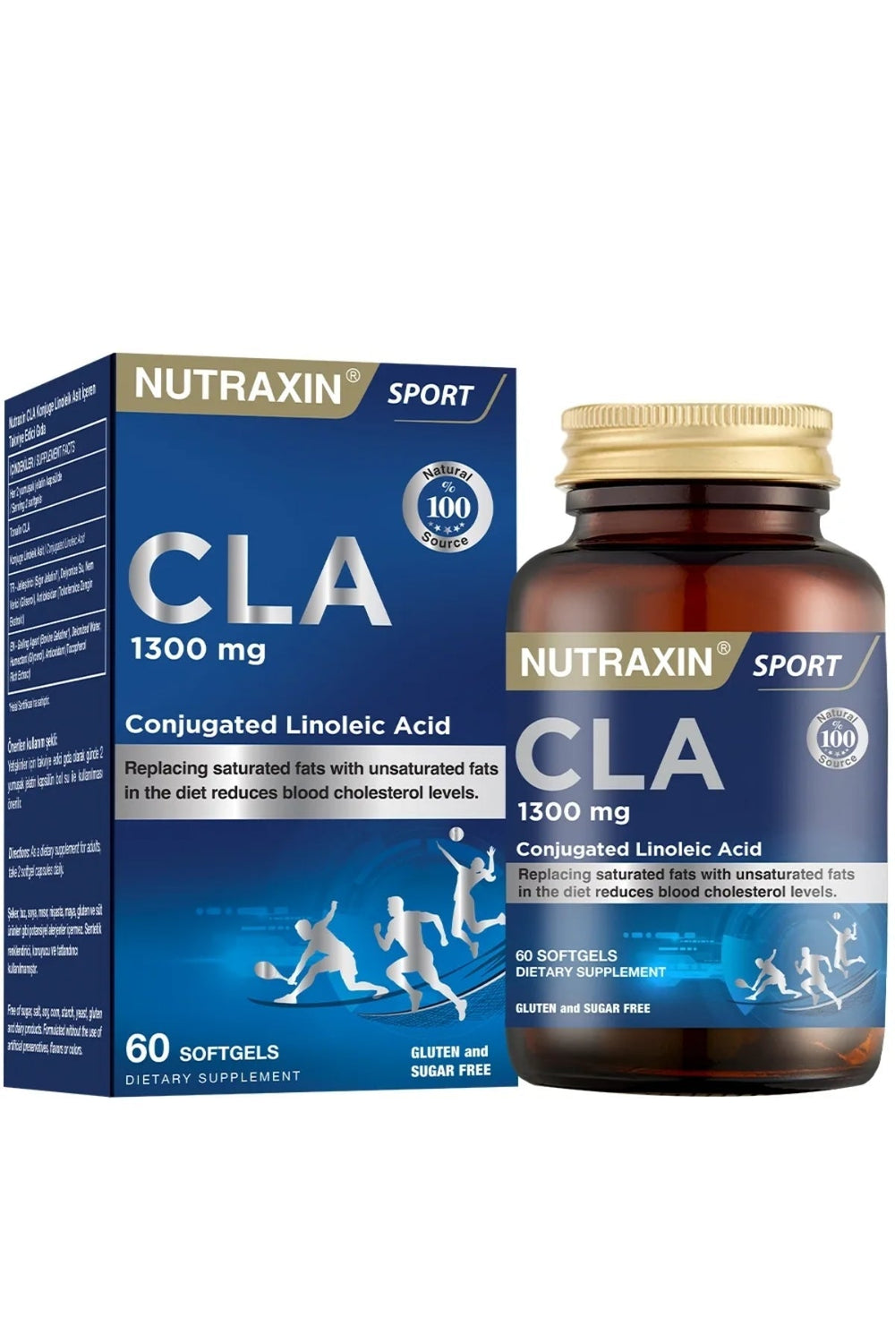 Nutraxin CLA 1300 mg 60 Soft Jel