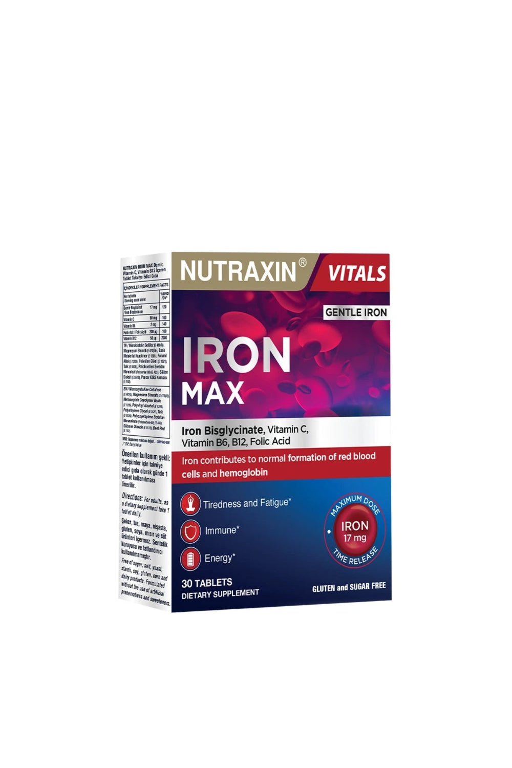 Nutraxin Iron Max 17 mg 30 Tablet