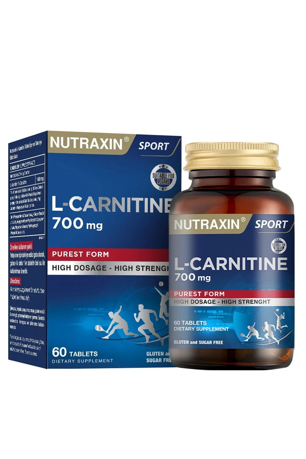 Nutraxin L-Carnitine 700 mg 60 Tablet