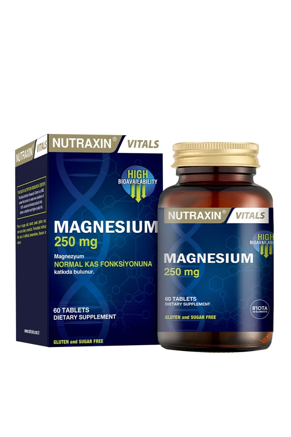 Nutraxin Magnesium Citrate 250 mg 60 Tablet