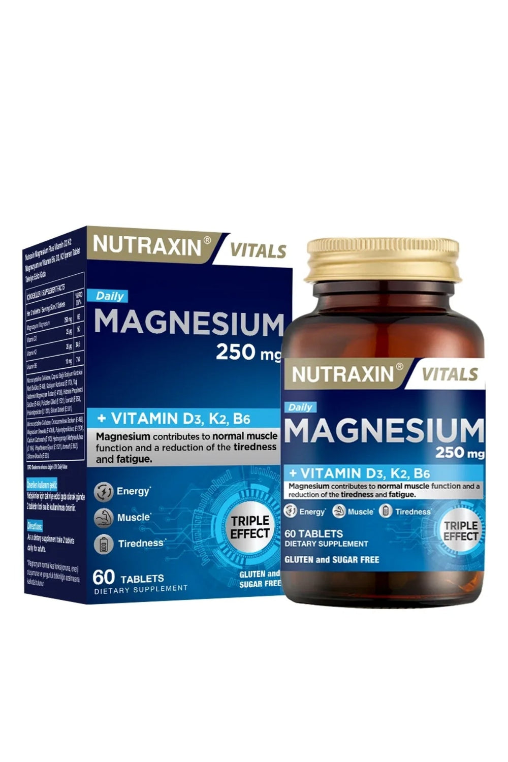 Nutraxin Magnesium Daily 250 mg 60 Tablet