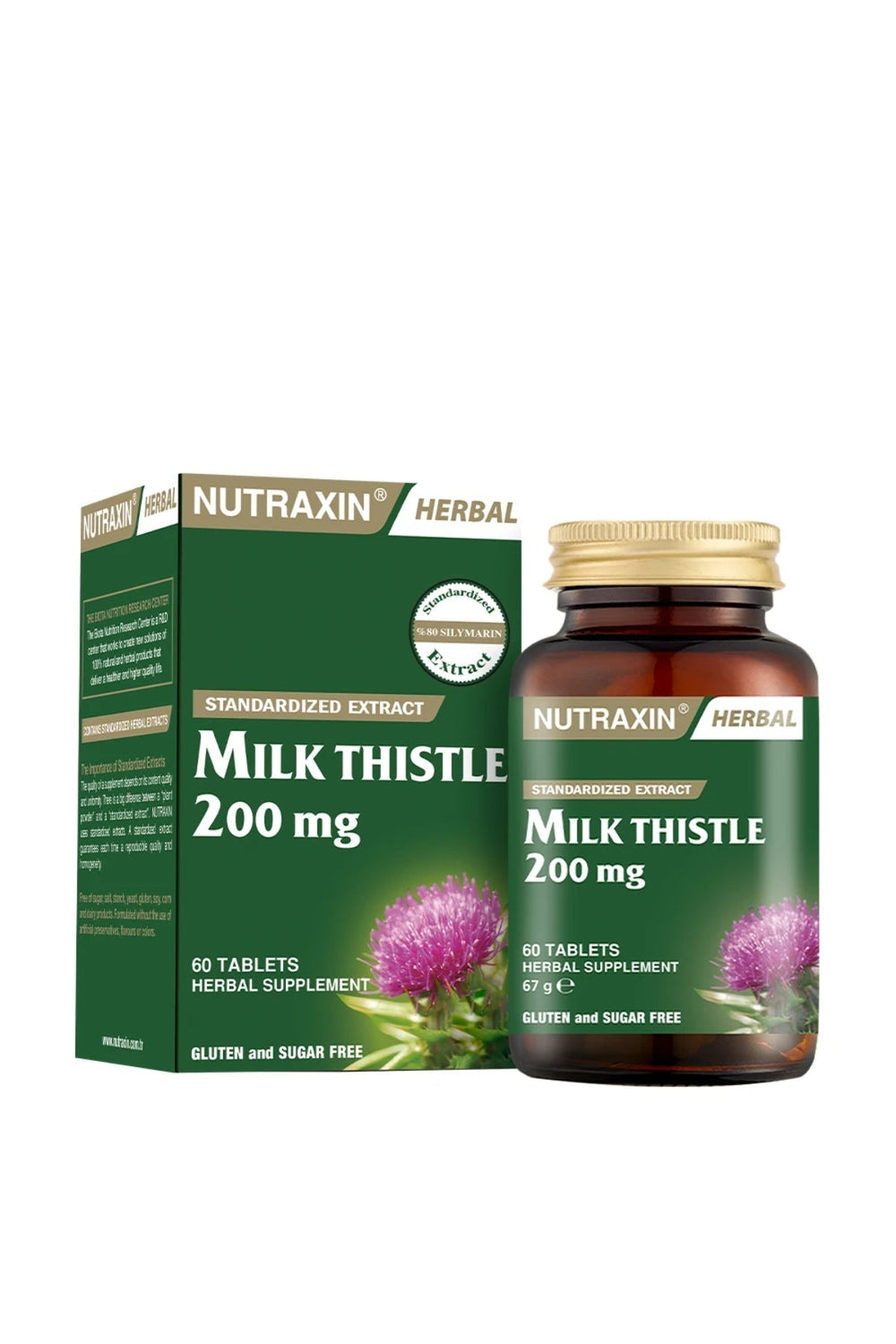 Nutraxin Milk Thistle 200 mg 60 Tablet