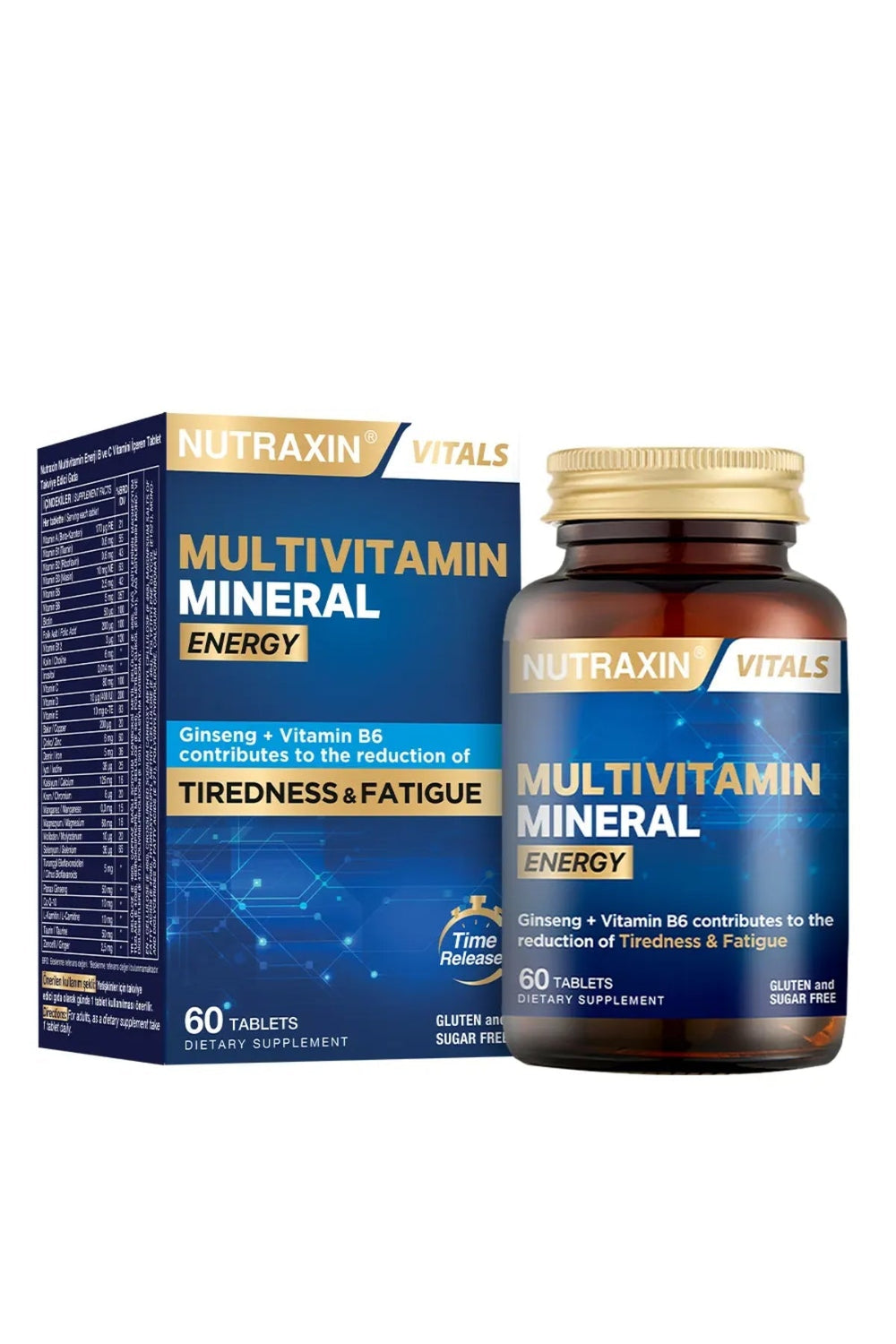 Nutraxin Multivitamin Mineral Energy 60 Tablet