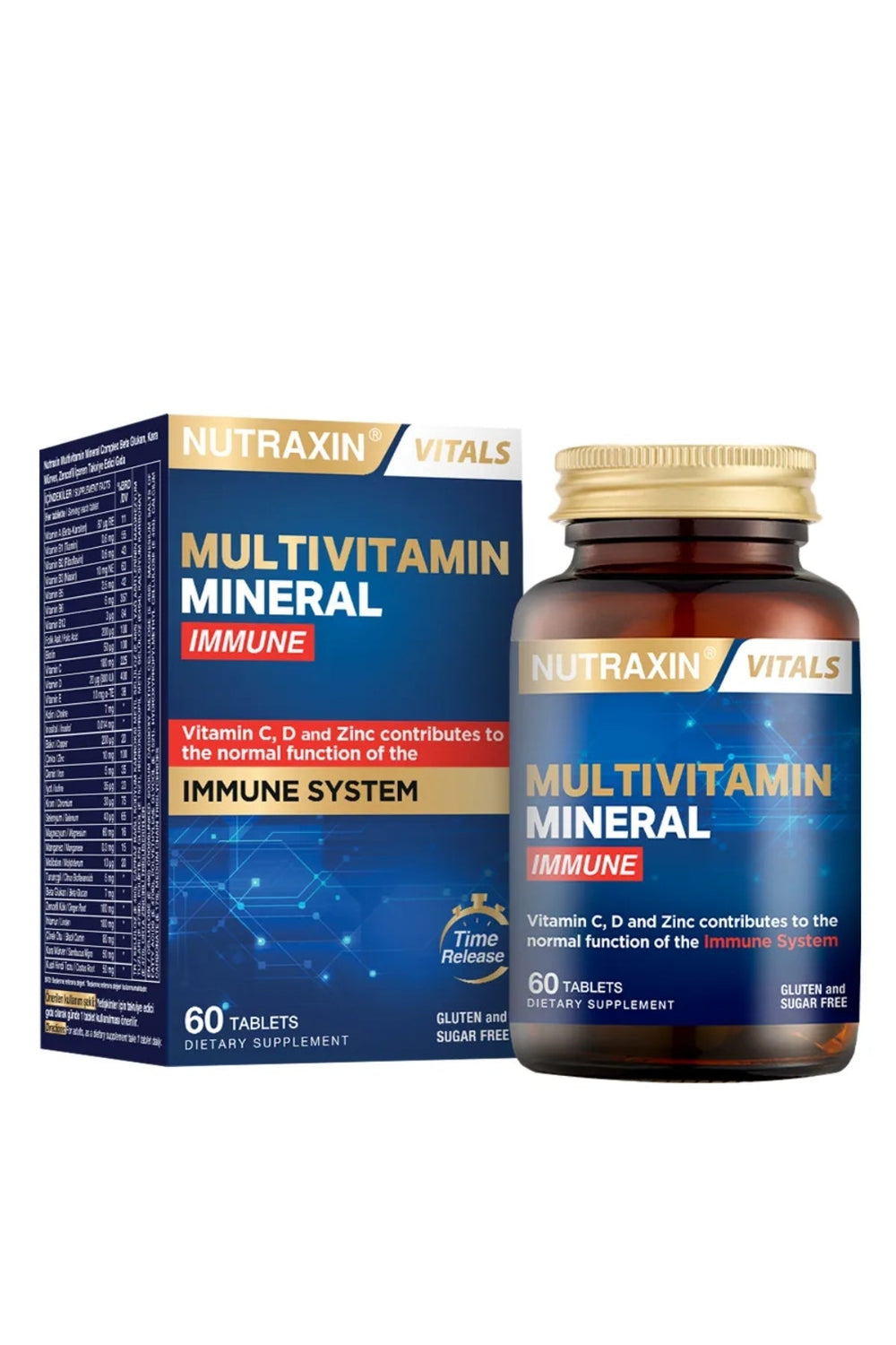 Nutraxin Multivitamin Mineral Immune 60 Tablet