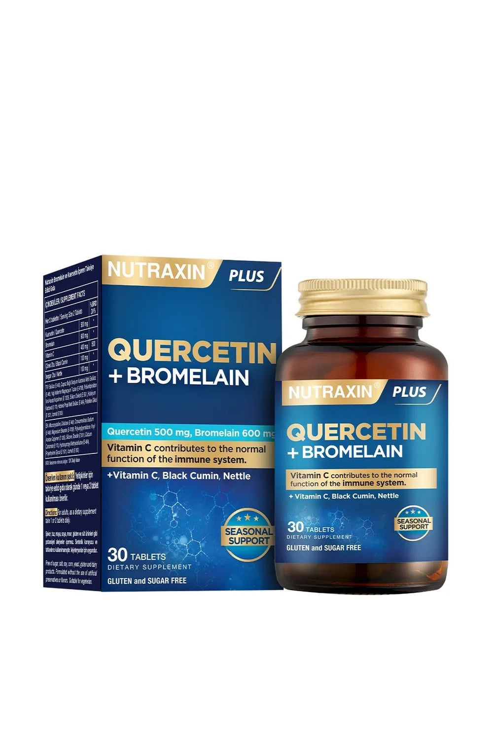 Nutraxin Quercetin + Bromelain 30 Tablet