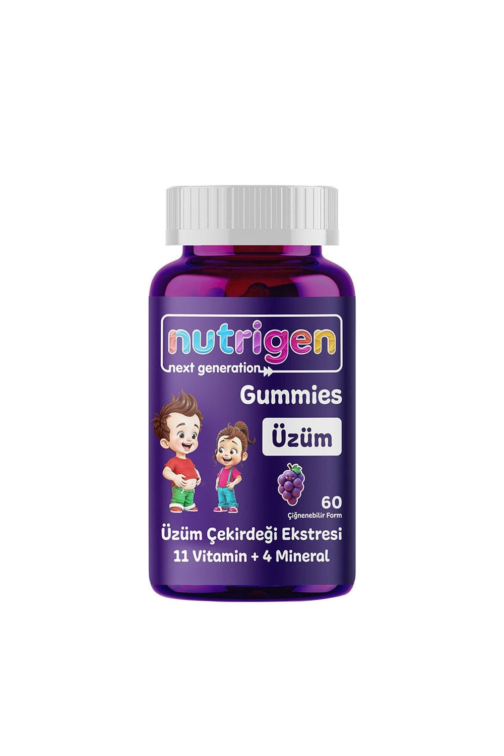 Nutrigen Gummies Üzüm 60 Çiğnenebilir Form