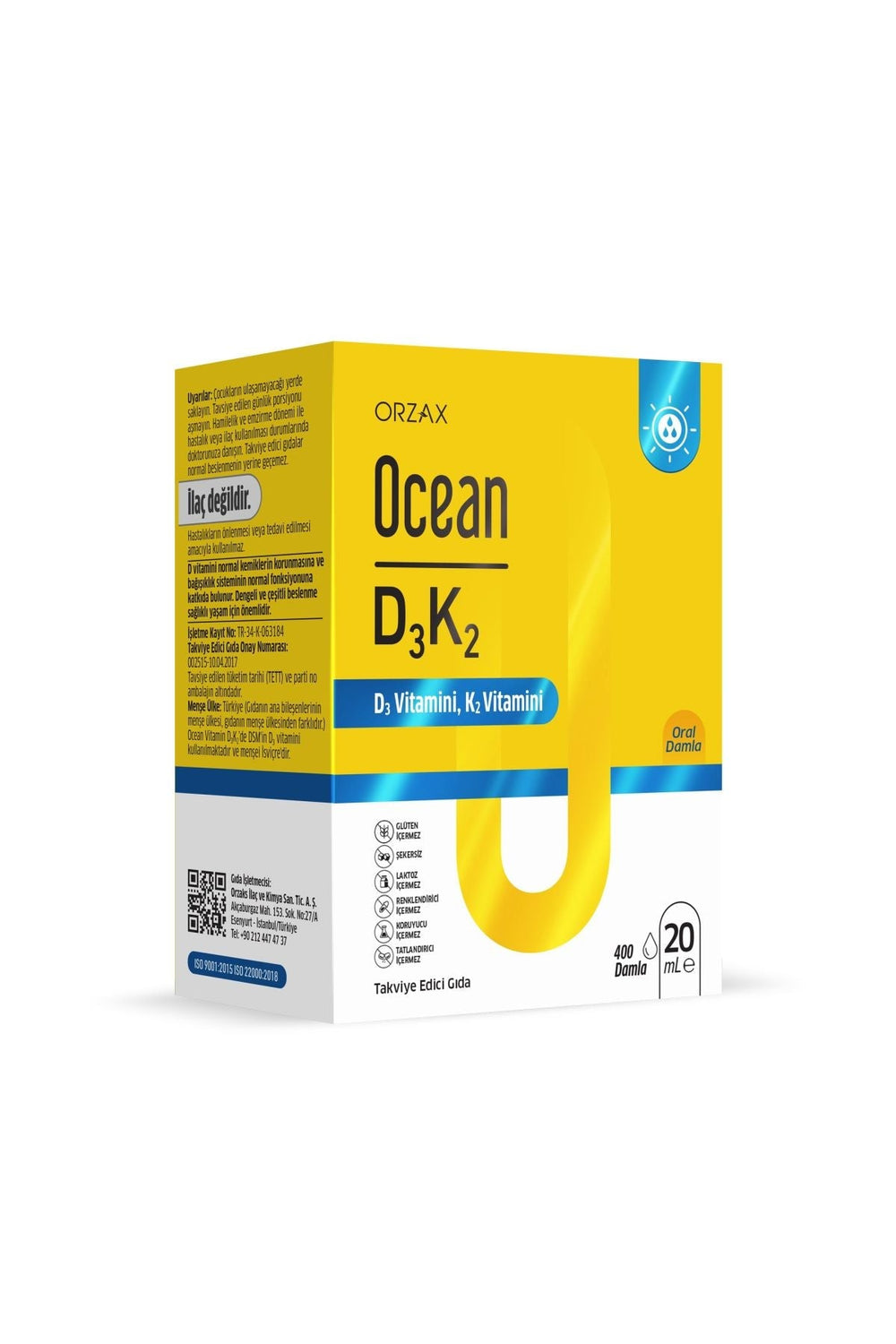 Orzax Ocean D3 & K2 20 ml