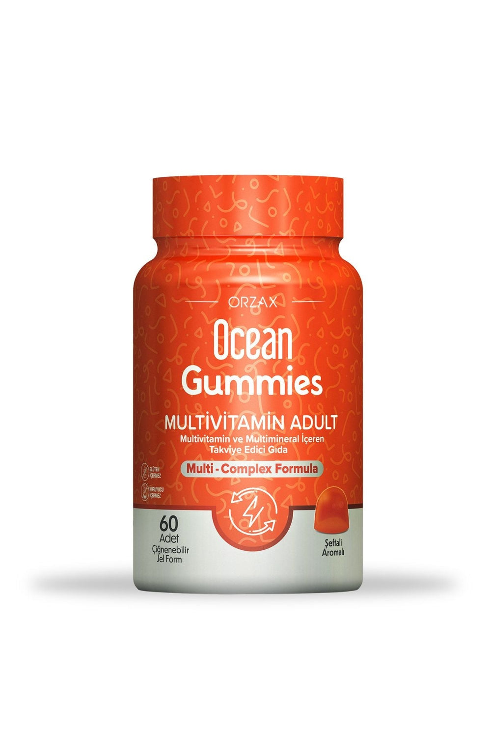 Orzax Ocean Gummies Multivitamin Adult 60 Çiğnenebilir Form