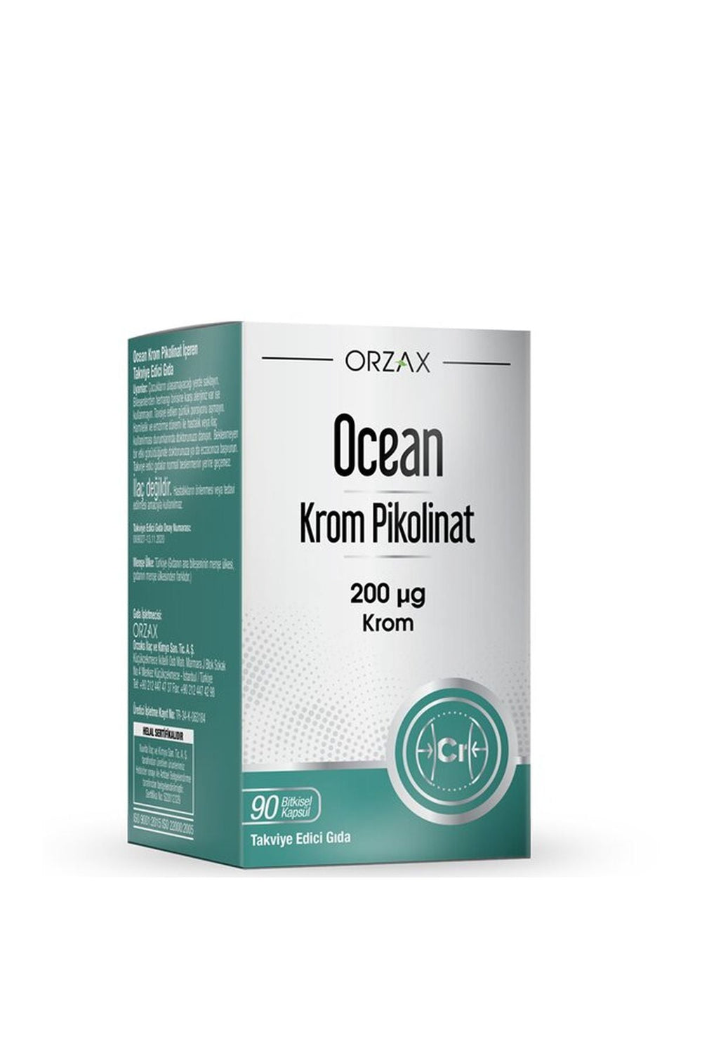 Orzax Ocean Krom Pikolinat 200 mcg 90 Kapsül