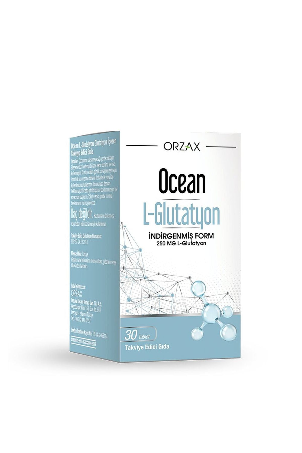 Orzax Ocean L-Glutatyon 250 mg 30 Tablet