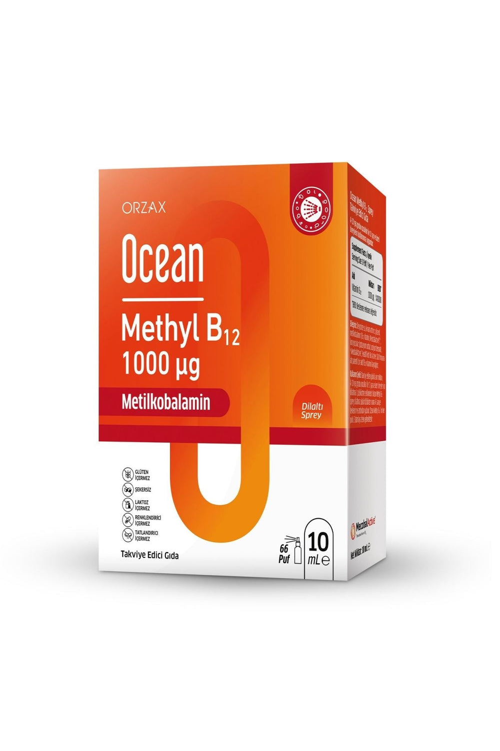 Orzax Ocean Methyl B12 1000 mcg 10 ml
