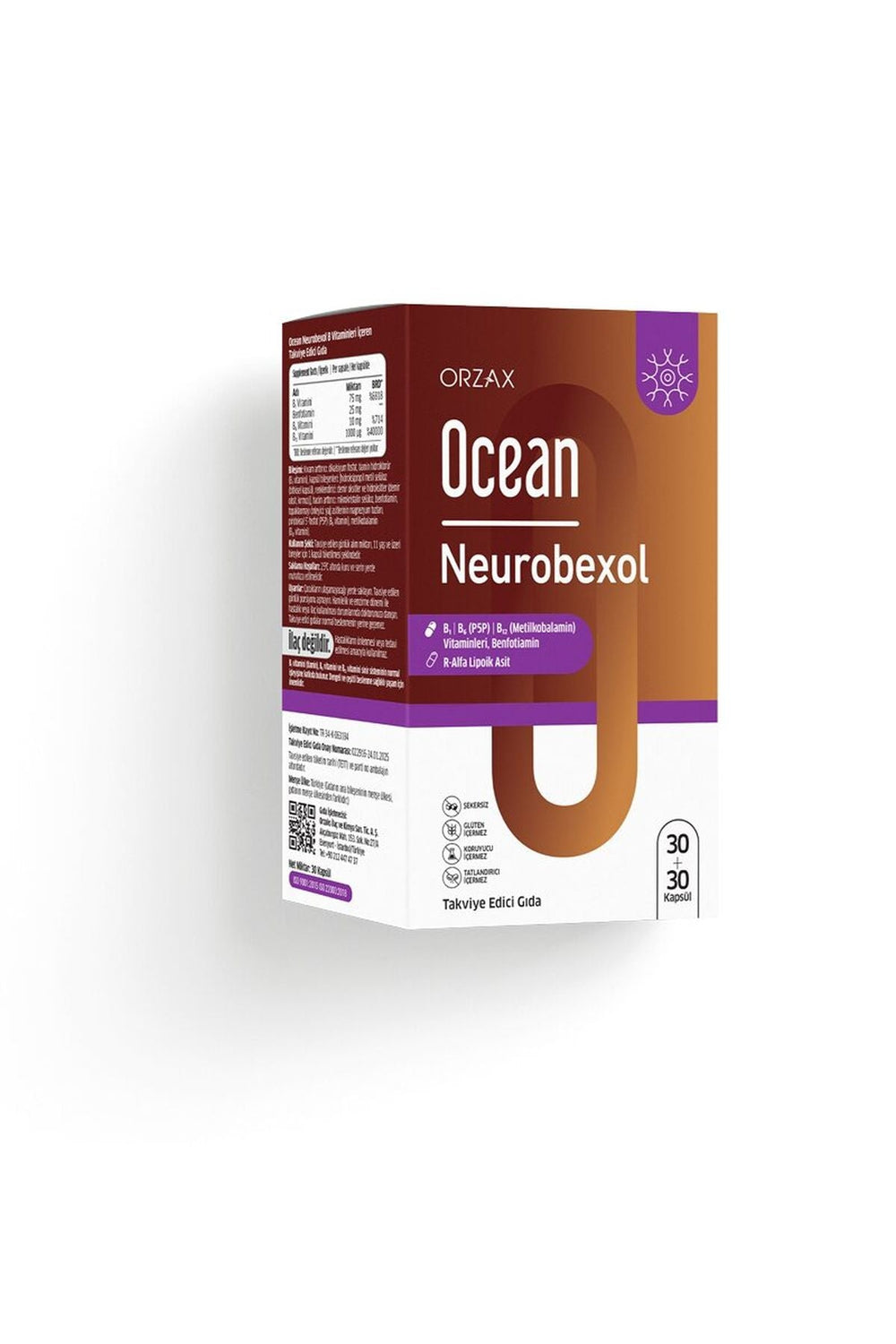 Orzax Ocean Neurobexol 60 Kapsül