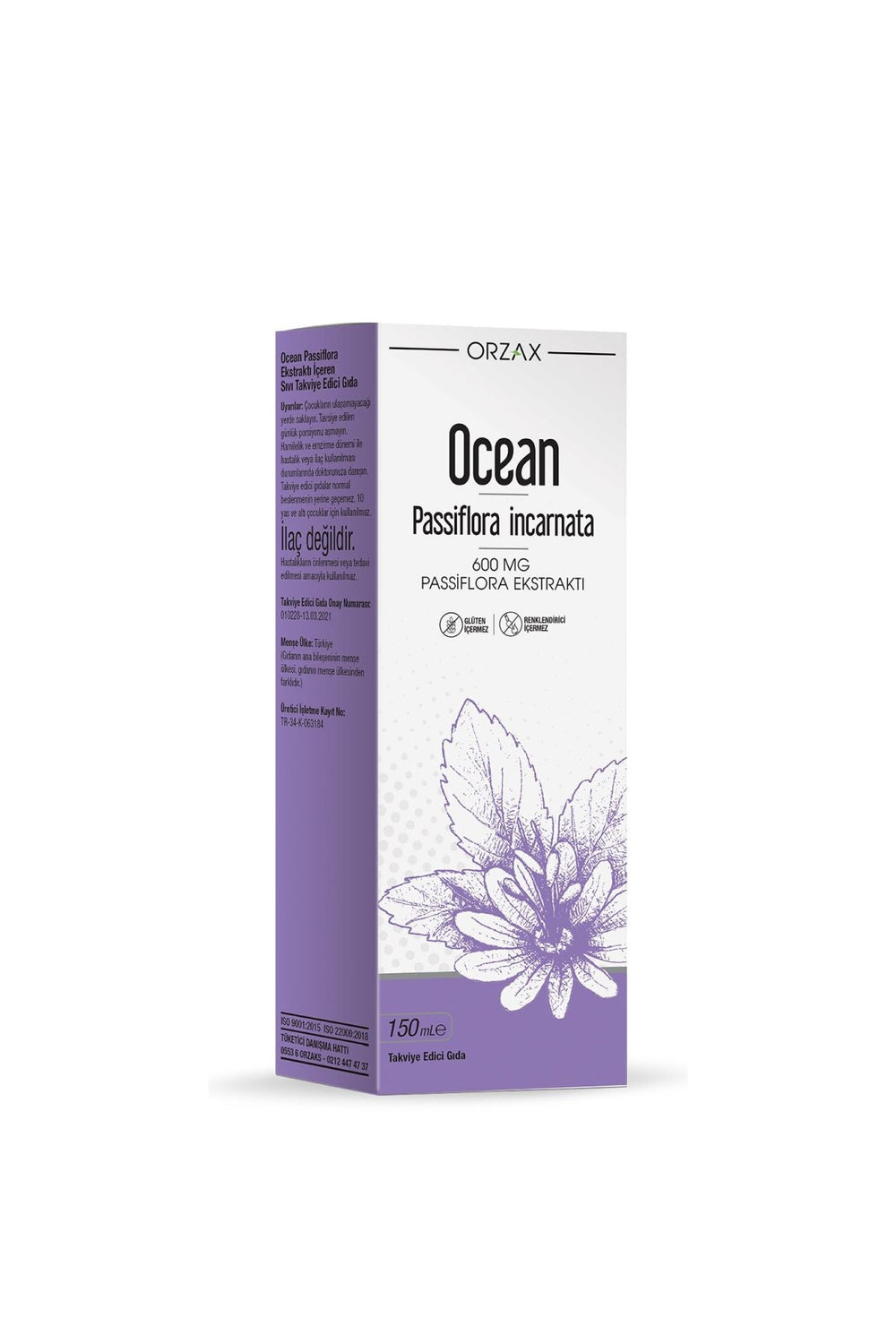 Orzax Ocean Passiflora incarnata 600 mg 150 ml