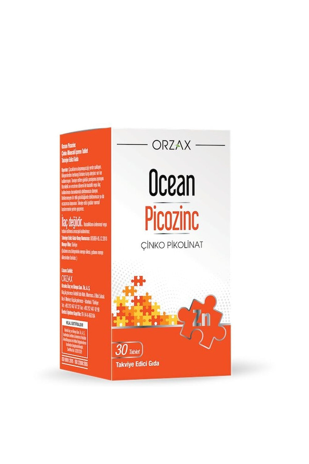 Orzax Ocean Picozinc 15 mg 30 Tablet