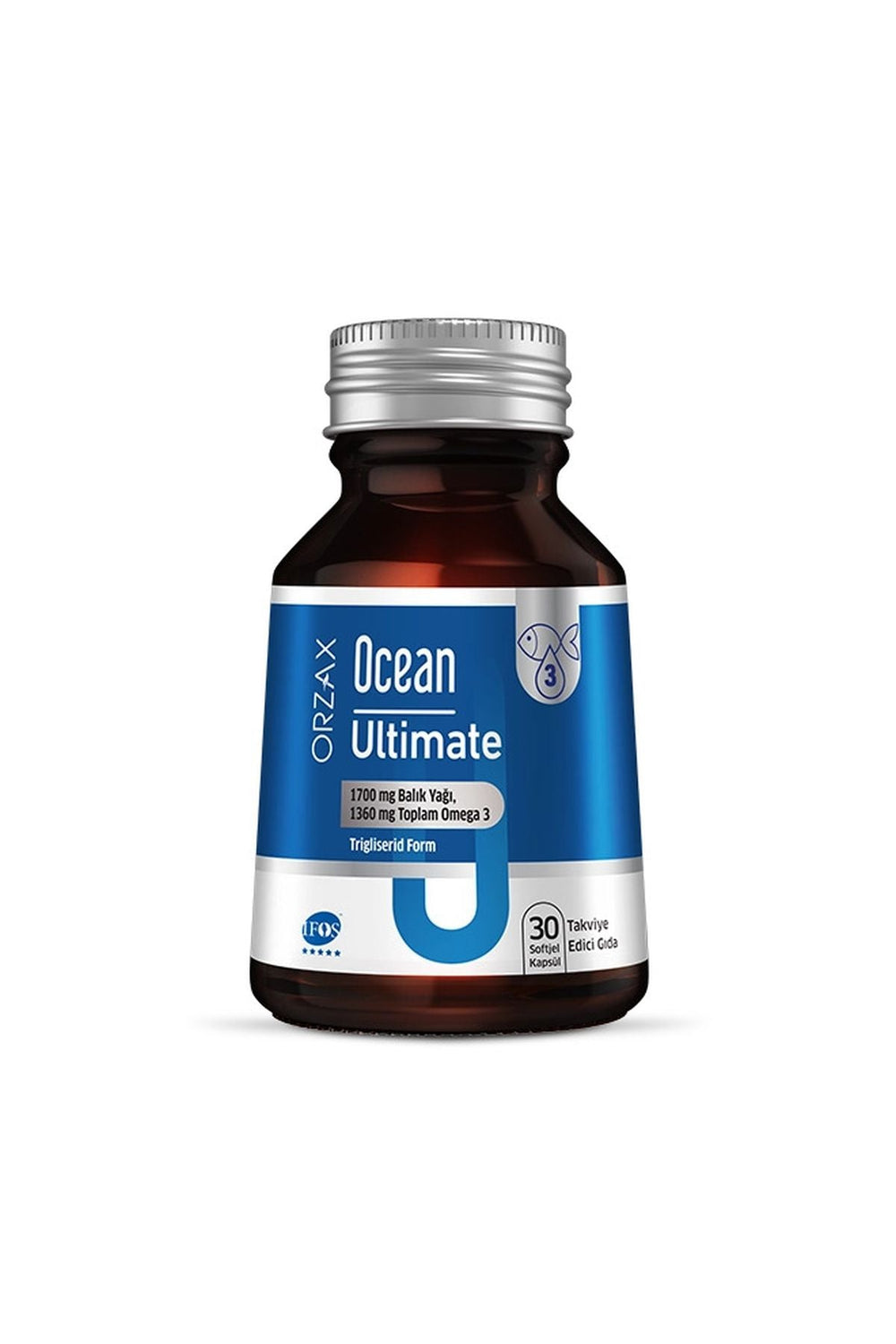 Orzax Ocean Ultimate Balık Yağı 1700 mg 30 Soft Jel