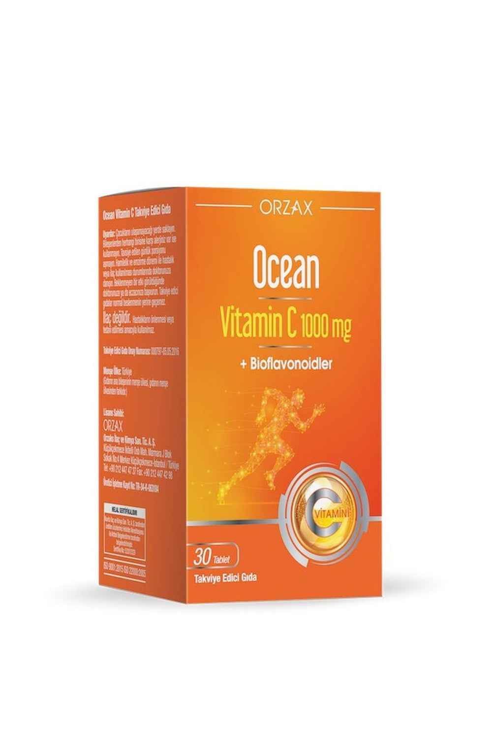 Orzax Ocean Vitamin C 1000 mg 30 Tablet