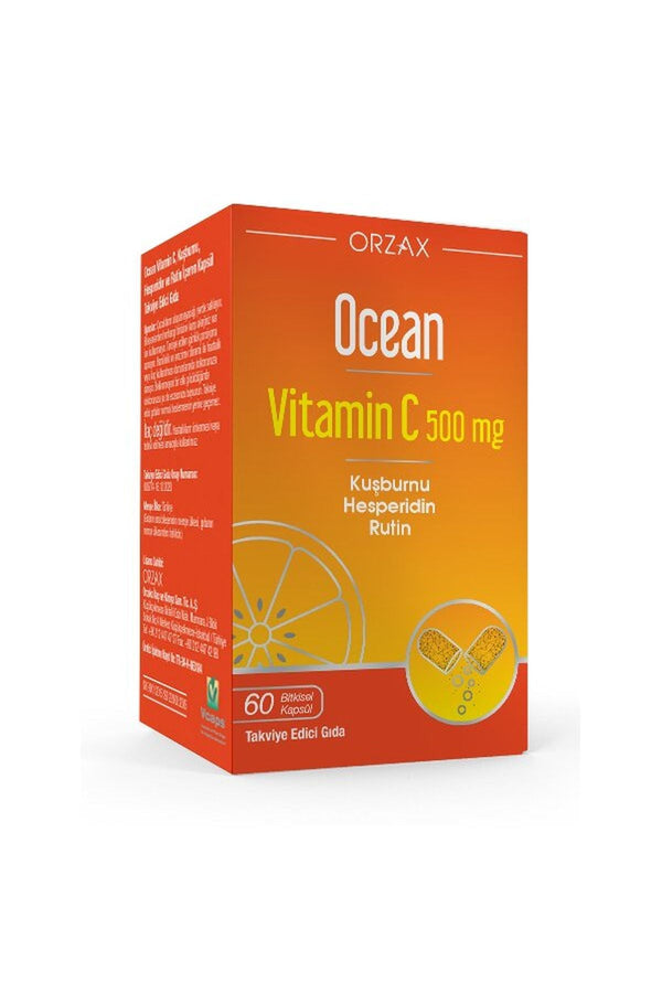 Orzax Ocean Vitamin C 500 mg 60 Kapsül