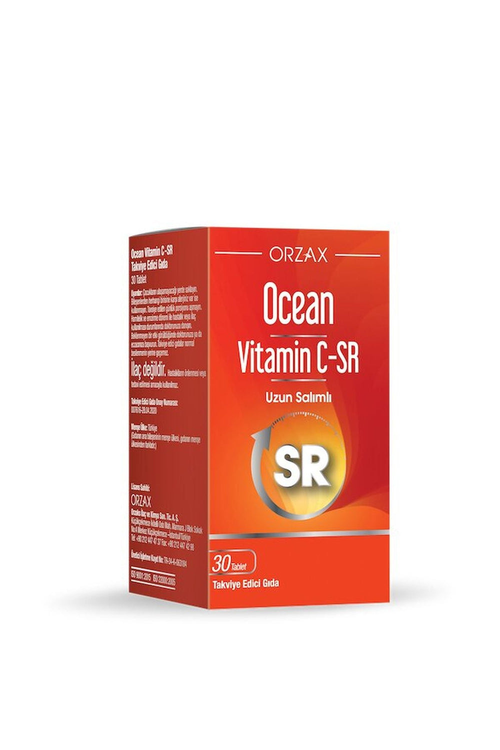Orzax Ocean Vitamin C-SR 500 mg 30 Tablet