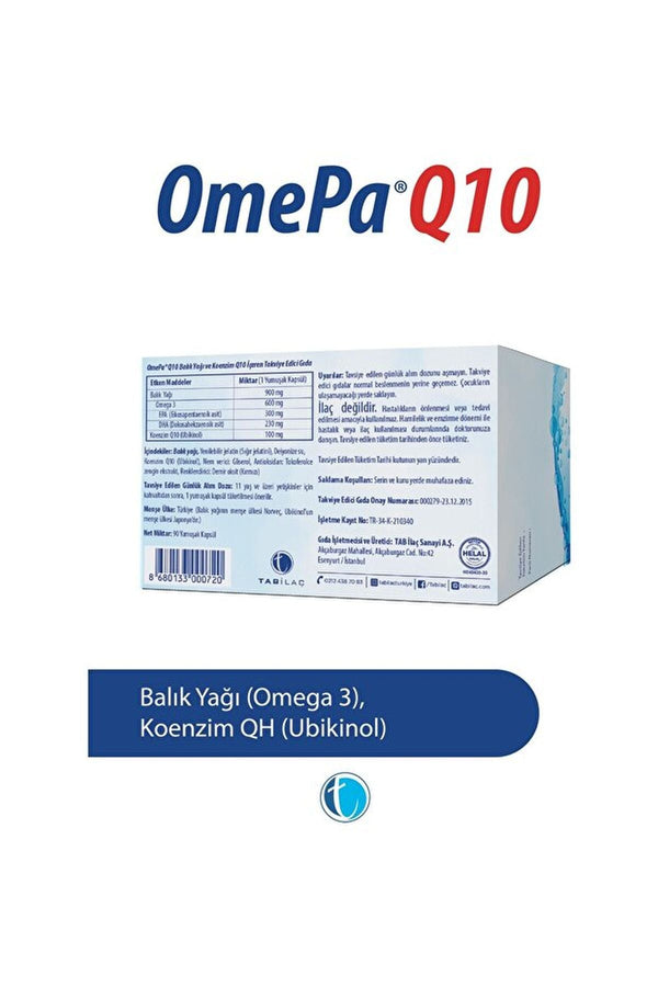 OmePa Q-10 90 Kapsül