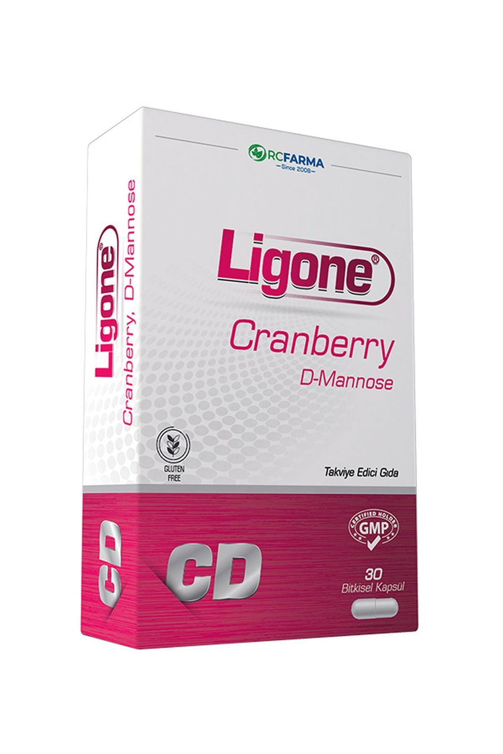 RC Farma Ligone Cranberry, D-Mannose 30 Kapsül