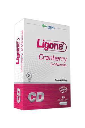 RC Farma Ligone Cranberry, D-Mannose 30 Kapsül