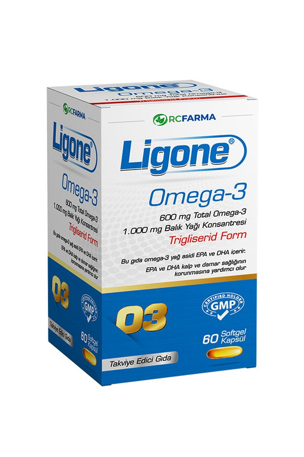 RC Farma Ligone Omega-3 60 Soft Jel