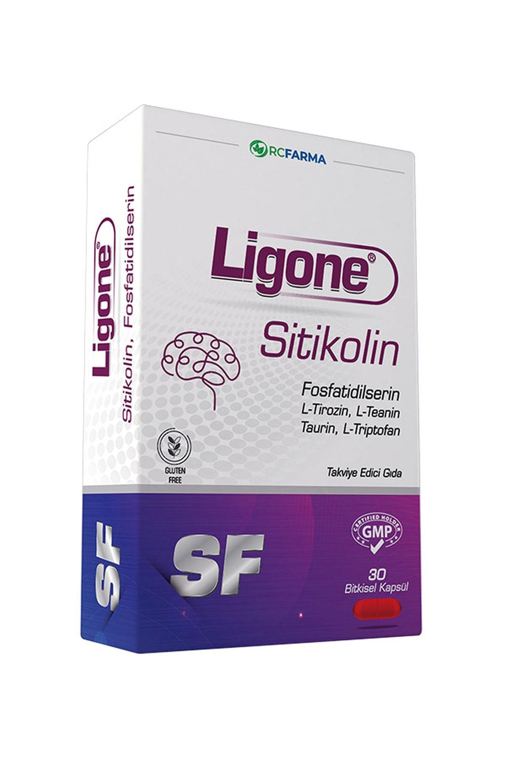 RC Farma Ligone Sitikolin, Fosfatidilserin 30 Kapsül