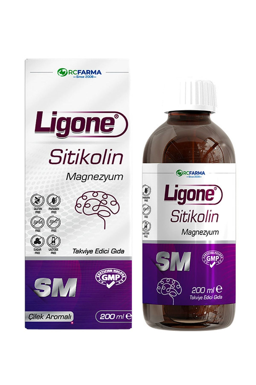 RC Farma Ligone Sitikolin, Magnezyum 200 ml