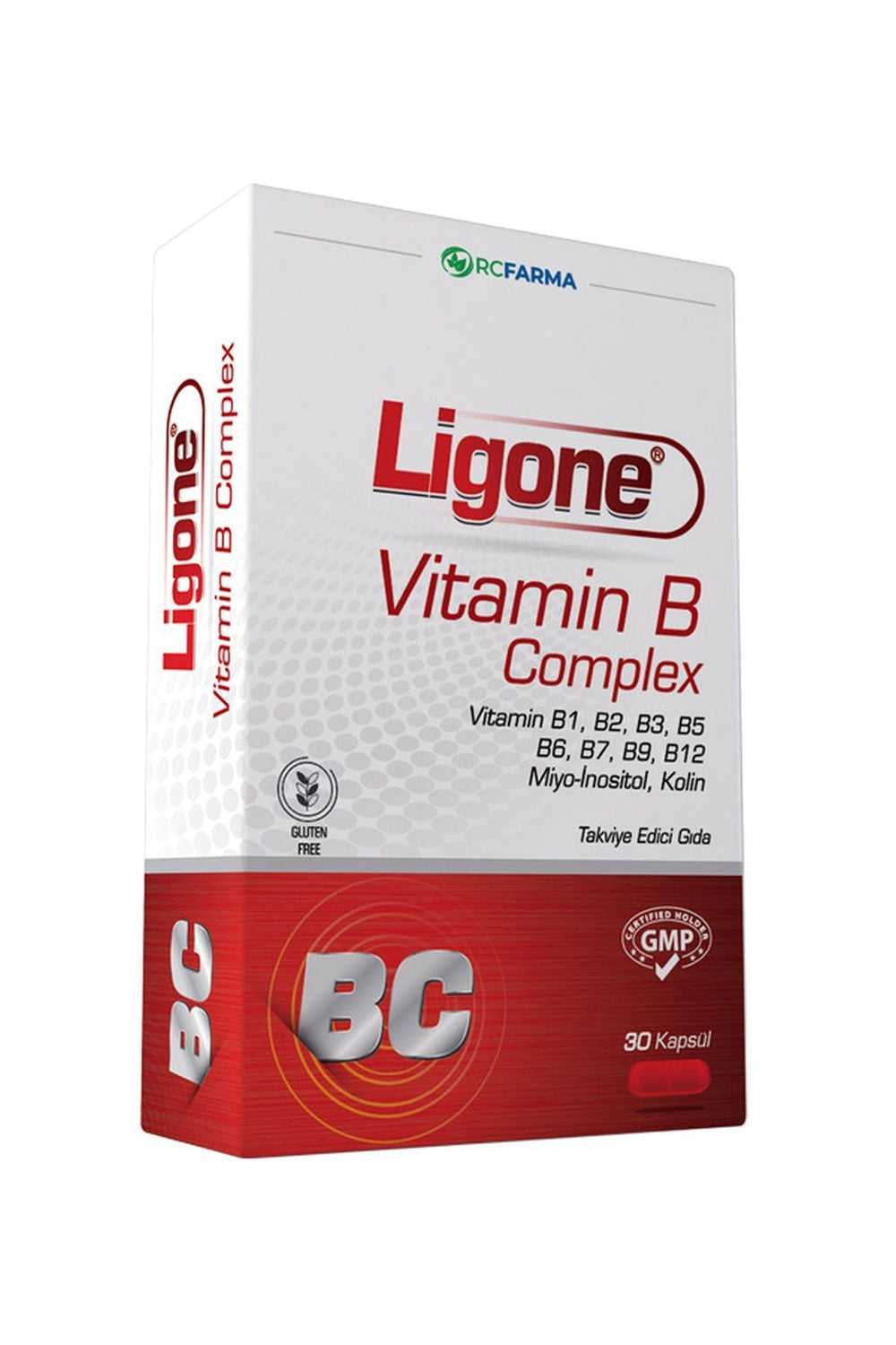 RC Farma Ligone Vitamin B Complex 30 Kapsül