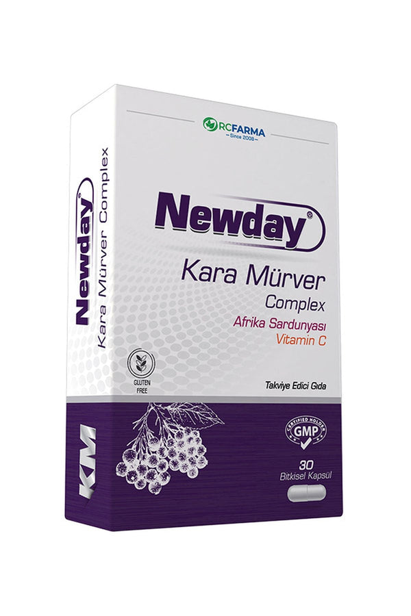 RC Farma Newday Kara Mürver Complex 30 Kapsül