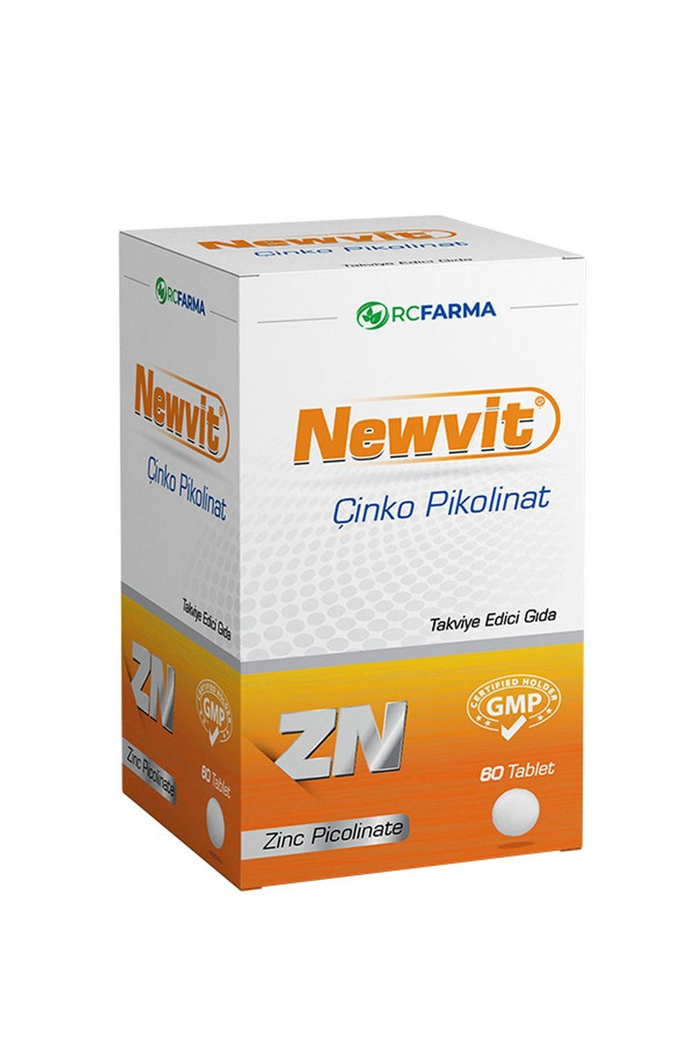 RC Farma Newvit Çinko Pikolinat 15 mg 60 Tablet