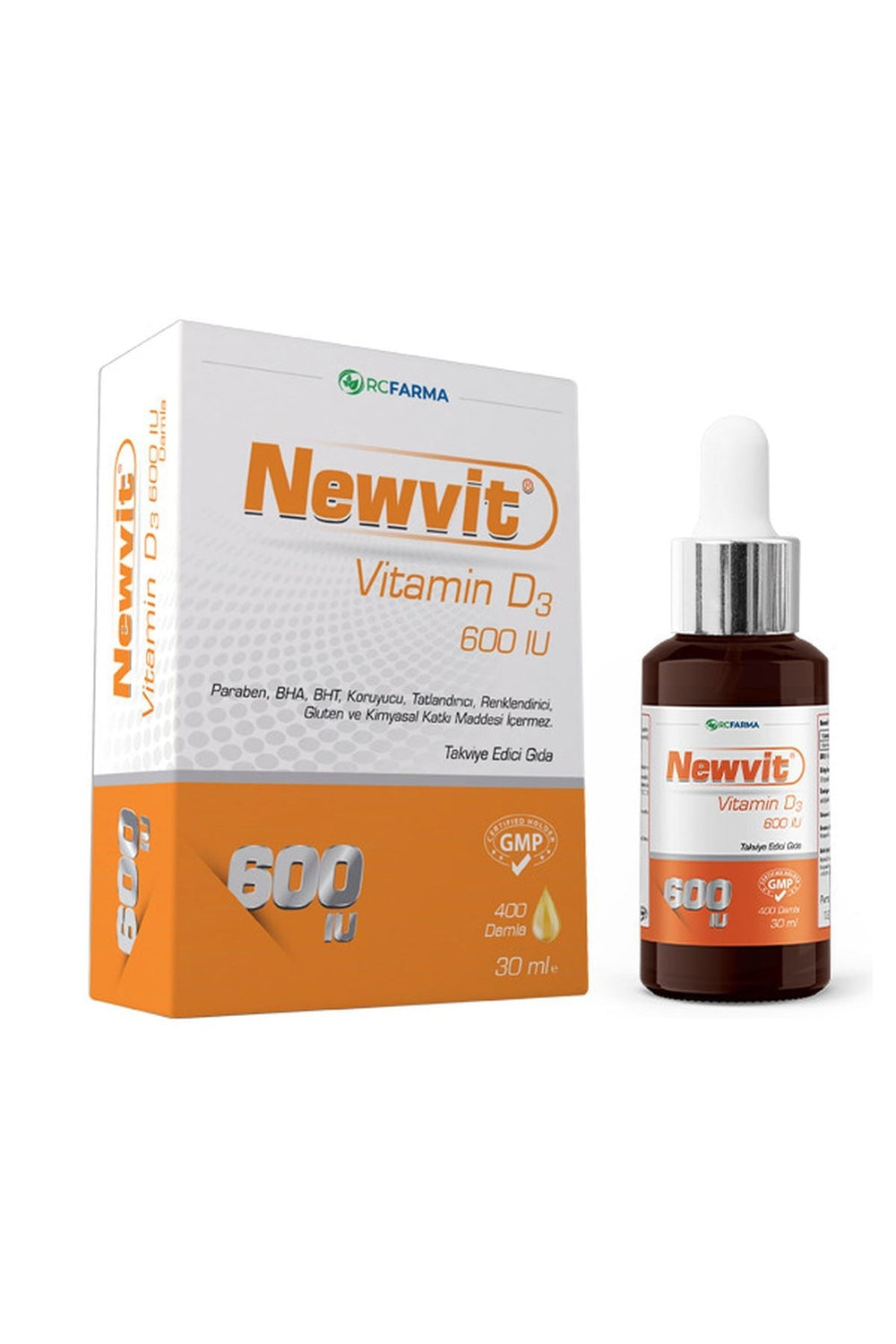 RC Farma Newvit Vitamin D3 600 IU 30 ml