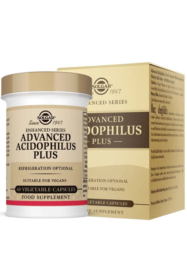 Solgar Advanced Acidophilus Plus 60 Kapsül
