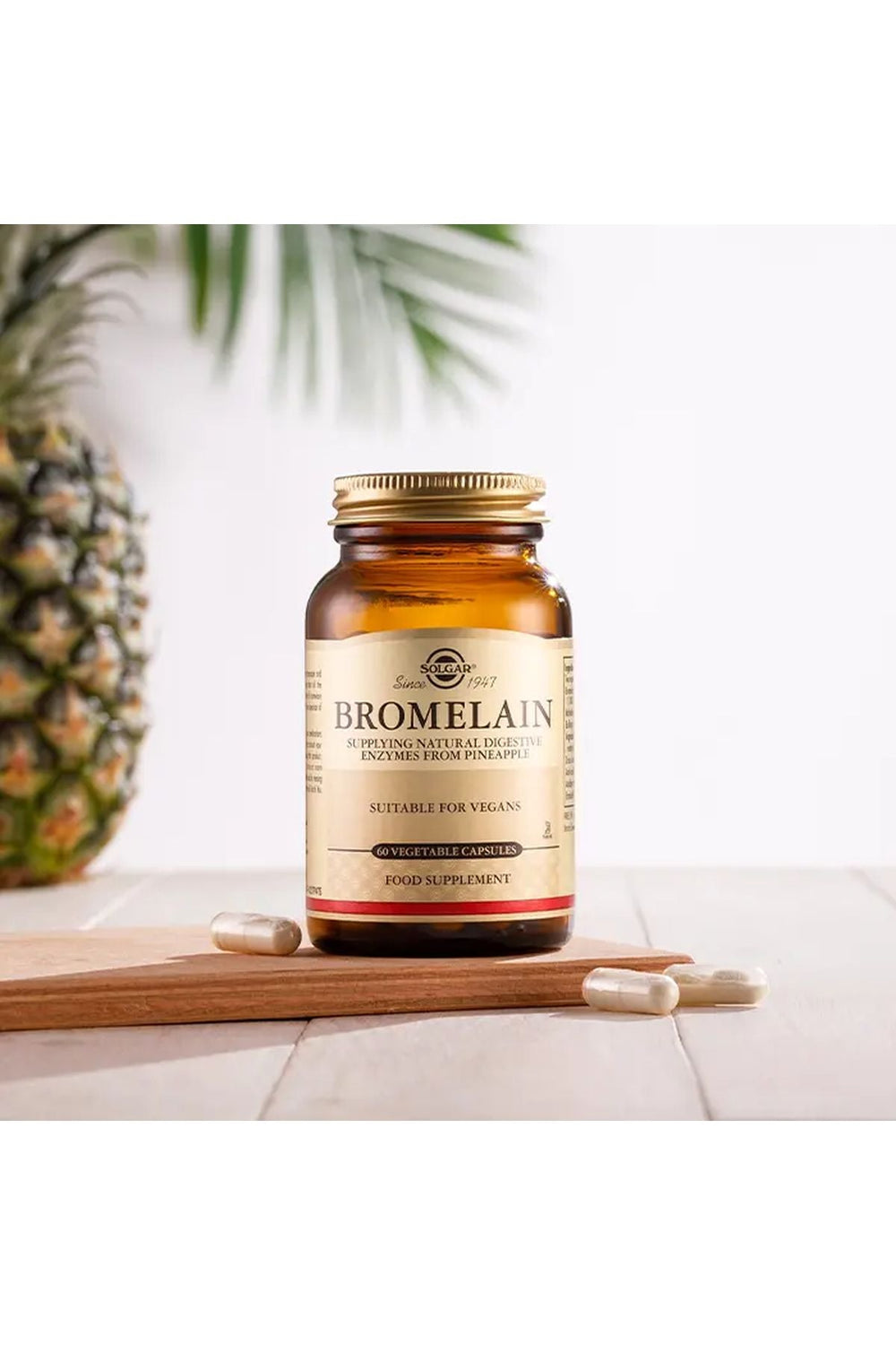 Solgar Bromelain 150 mg 60 Kapsül