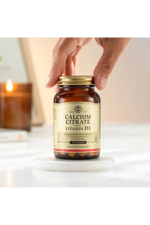 Solgar Calcium Citrate with Vitamin D3 60 Tablet