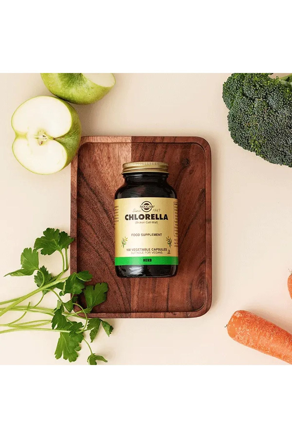Solgar Chlorella 520 mg 100 Kapsül