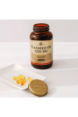 Solgar Flaxseed Oil 1250 mg 100 Soft Jel