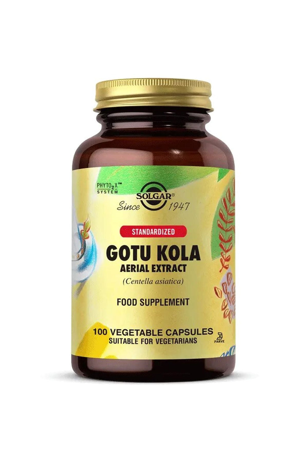 Solgar Gotu Kola Aerial Extract 100mg 100 Kapsül