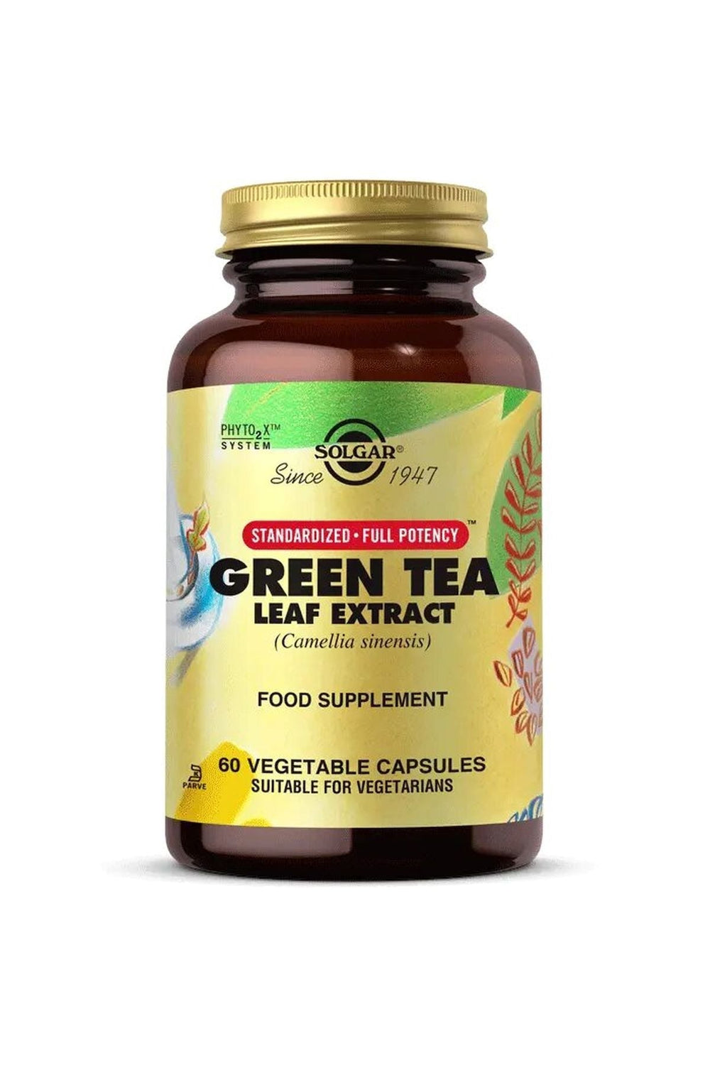 Solgar Green Tea Leaf Extract 60 Kapsül