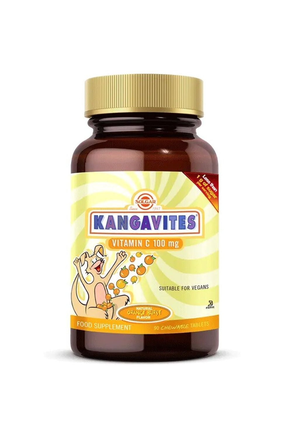 Solgar Kangavites Vitamin C 100 mg 90 Çiğneme Tableti
