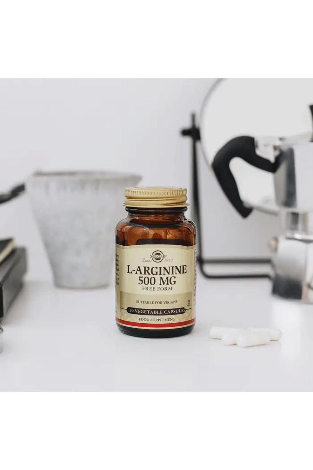 Solgar L-Arginine 500 mg 50 Kapsül