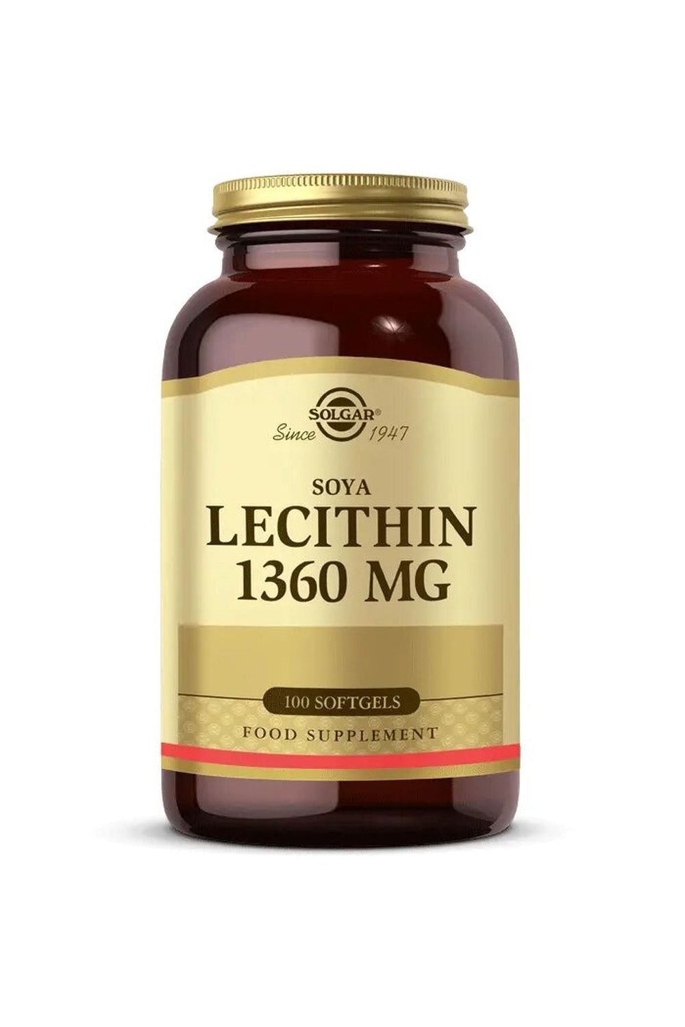 Solgar Lecithin 1360 mg 100 Soft Jel